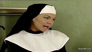 German Nun Tempt to Poke by Prister in Classic Porno Video